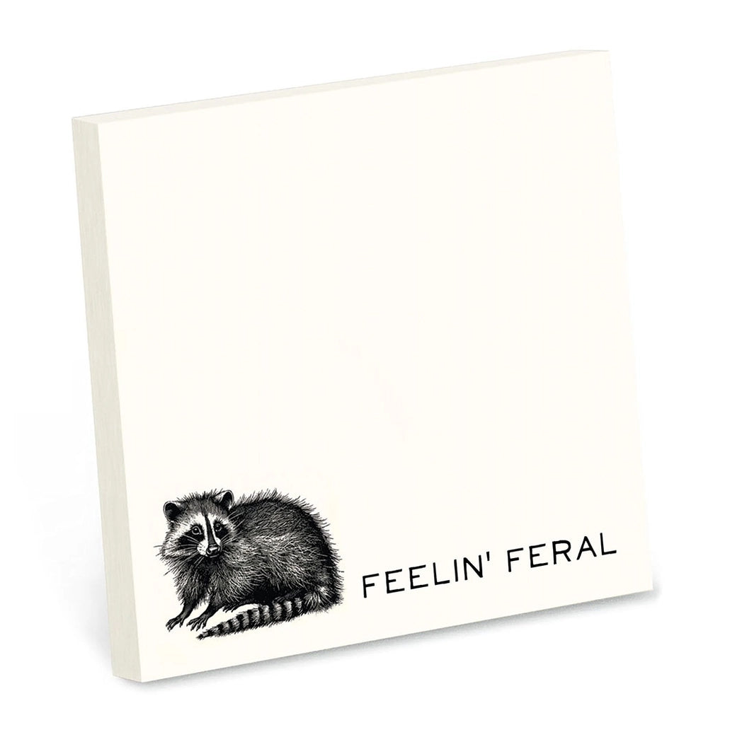 Feeling Feral Sticky Notepad