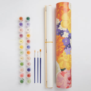 Floral Paint By Numbers & Wall Hanging Kit