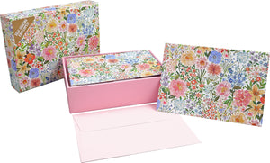 Floral Blooms Blank Notecards