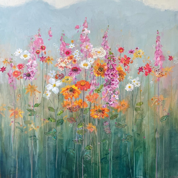 Flower Meadow Blank Art Card