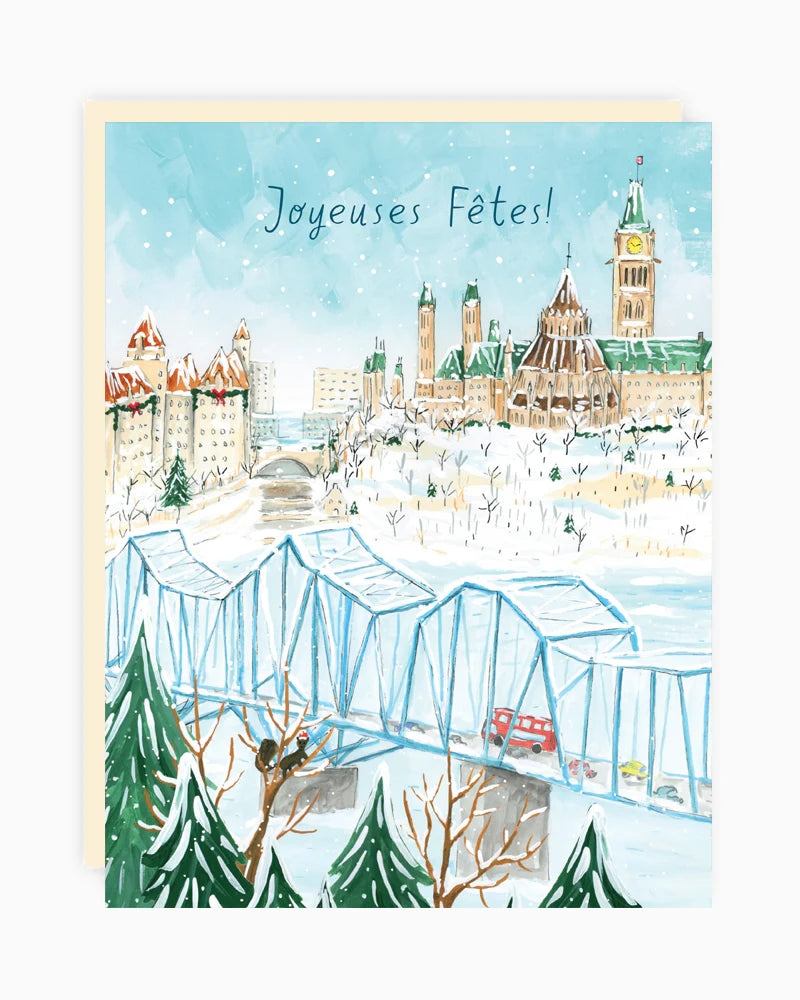 Assorted Boxed French Ottawa Holiday Cards | Set of 8