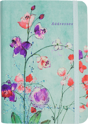 Fuchsia Blooms Small Address Book