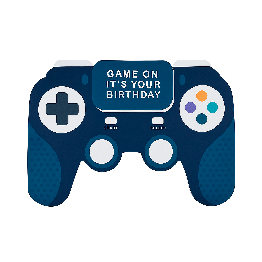 Gaming Birthday Card