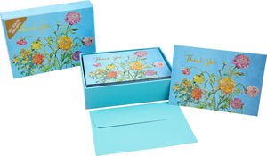Garden Blooms Thank You Notecards