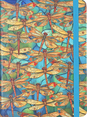 Gilded Dragonflies Mid-Size Journal