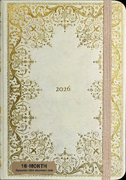 Peter Pauper 2026 16-month Agenda | Gilded Ivory