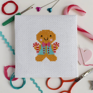 Gingerbread Mini Cross Stitch Kit