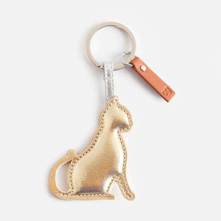 Gold Cat Bag Charm