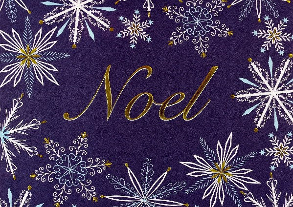 Golden Noel Boxed Christmas Cards | Set of 20