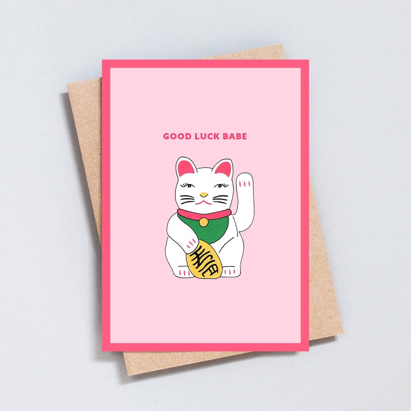 Good Luck Babe Good Luck Card