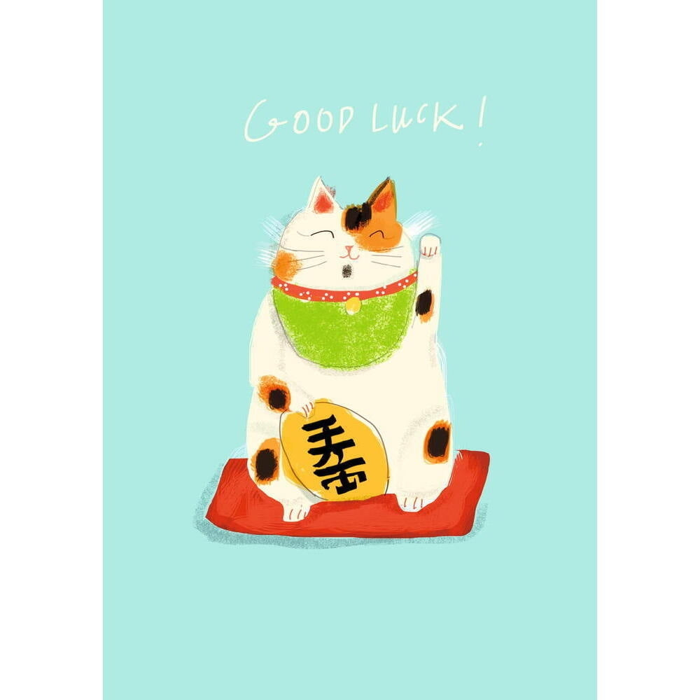 Good Luck Cat Good Luck Card