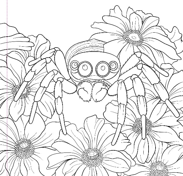 Goth Garden Colouring Book