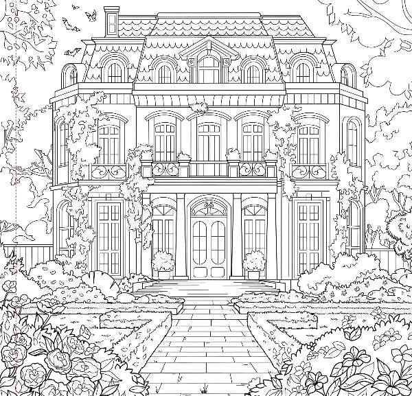 Goth Garden Colouring Book