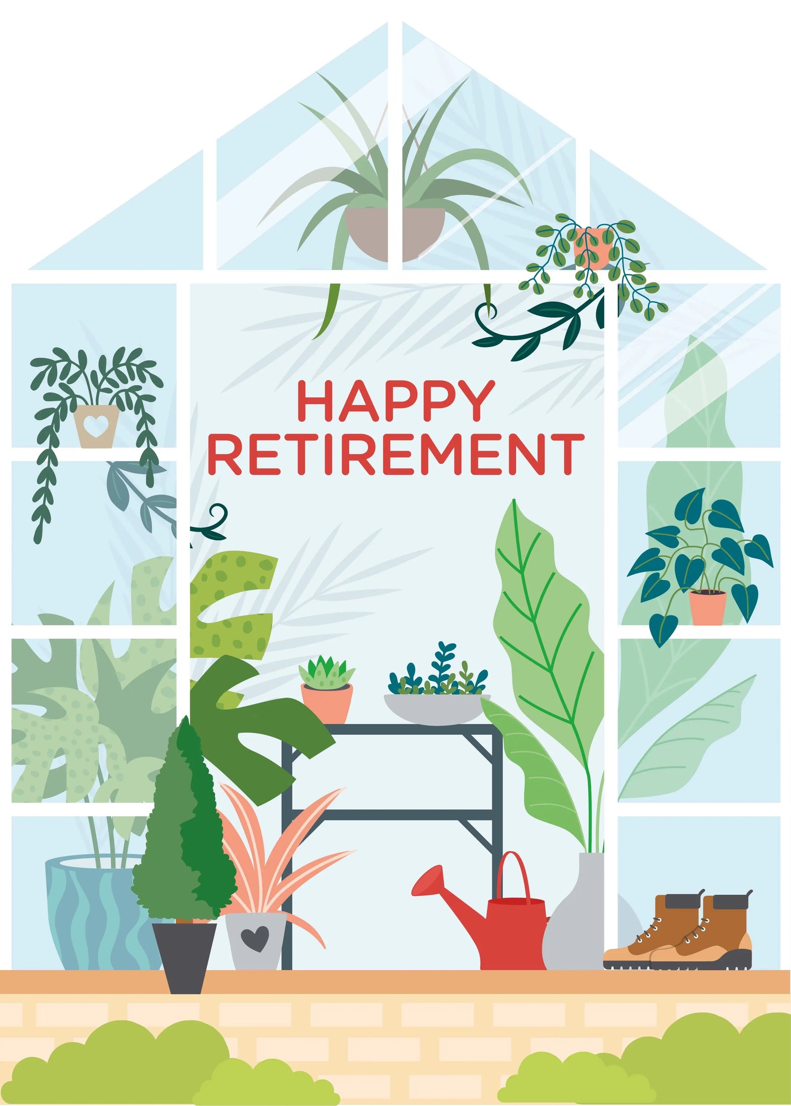 Greenhouse Retirement Card