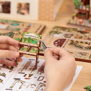 DIY Miniature Book Nook Kit | Green Life Bookshop