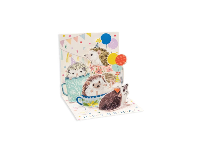 Hedgehog Pop-Up Enclosure Card