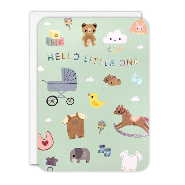 Hello Little One Baby Card