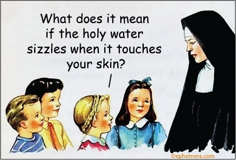 Holy Water Sizzles Magnet