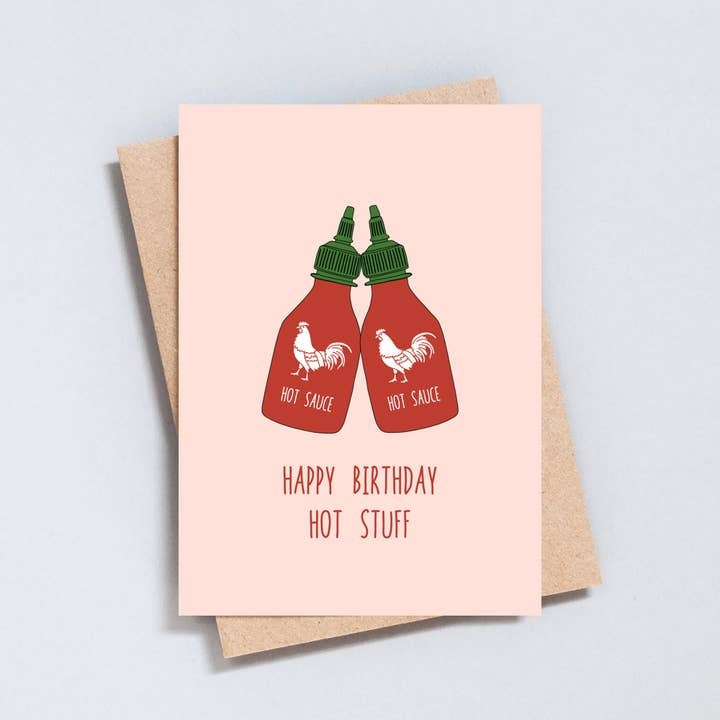 Hot Stuff Birthday Card