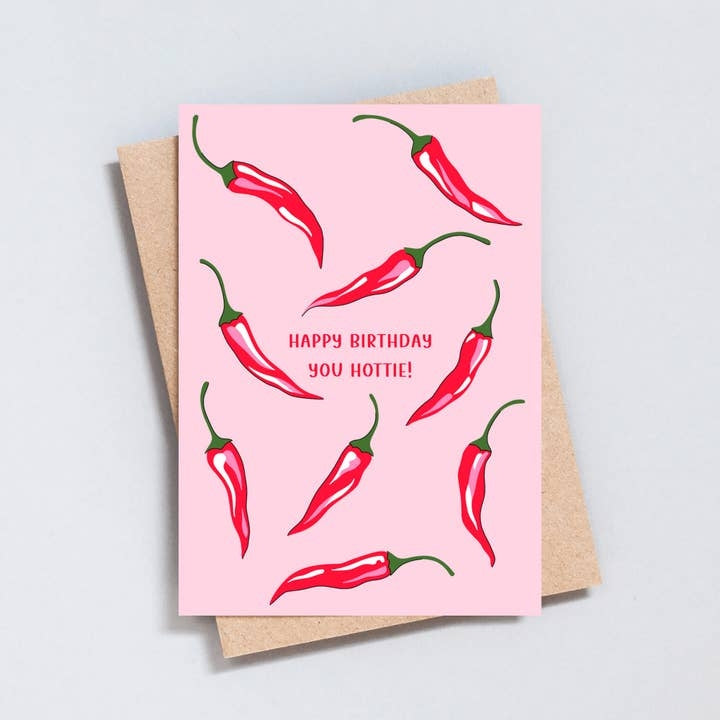 Hottie Birthday Card
