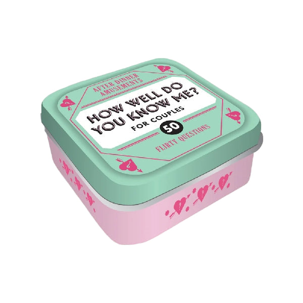 Chronicle After Dinner Amusements Game | How Well Do You Know Me (For Couples)