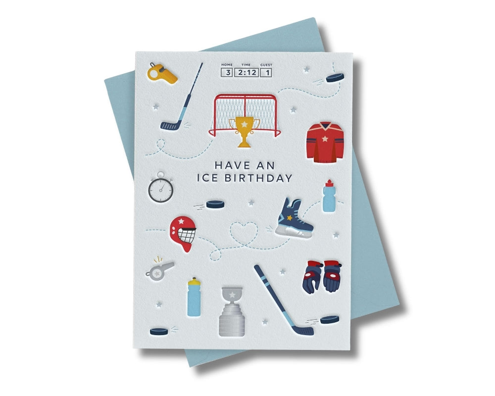 Ice Birthday Card