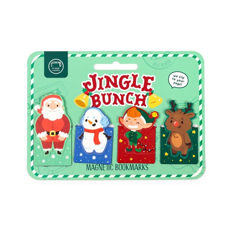 Jingle Bunch Christmas Magnetic Bookmark Set