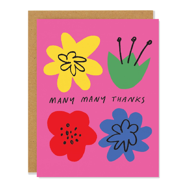 Many Many Thanks Thank You Card