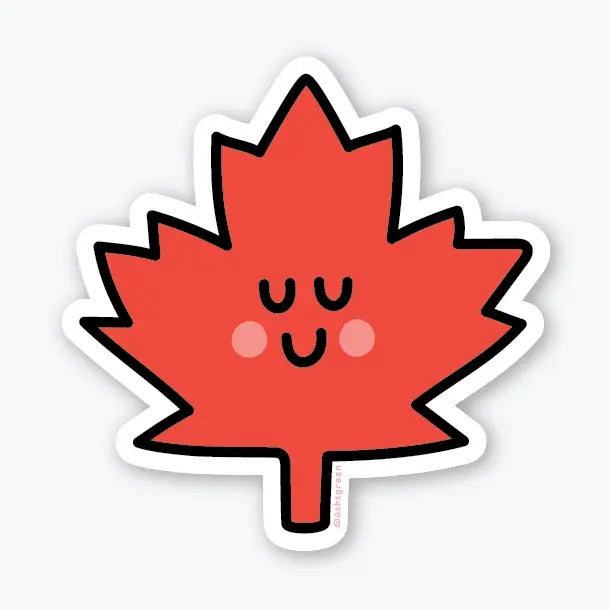 Maple Leaf Vinyl Sticker