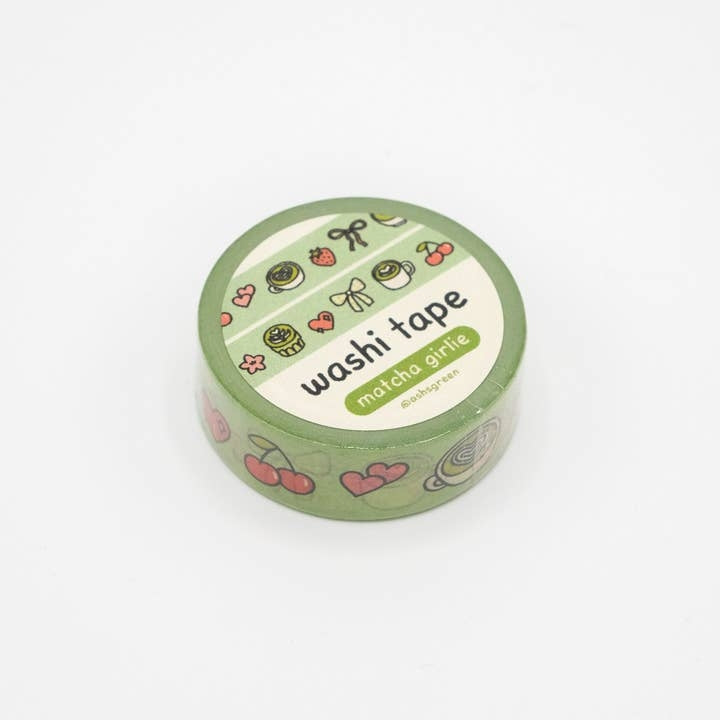 Matcha Girlie Washi Tape