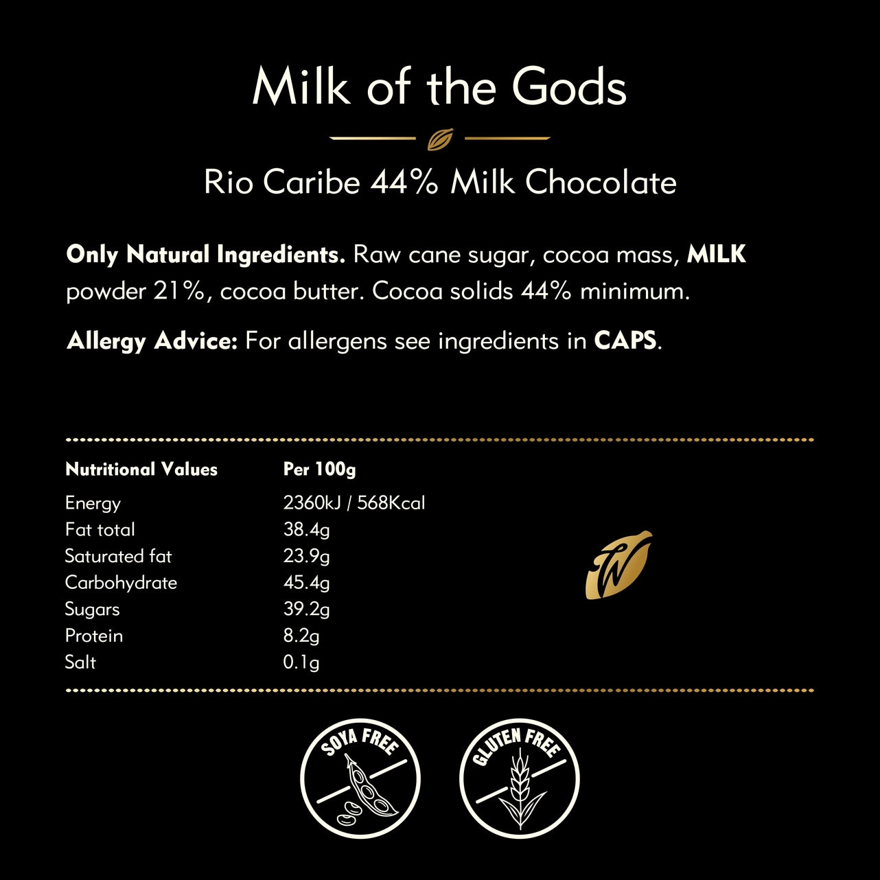 Willie's Cacao 50g Bar | Milk Of The Gods