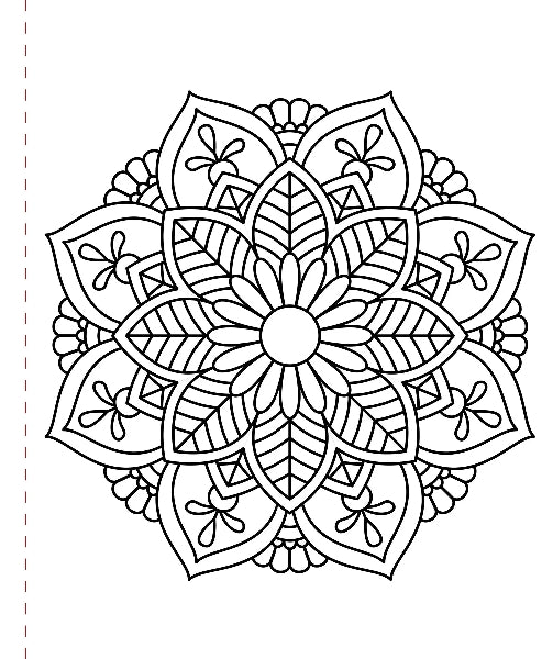 Mindfulness Large Print Colouring Book