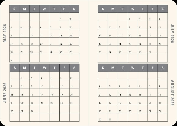 Peter Pauper 2026 16-Month Agenda | Moonlit Mountains