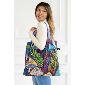 Mushroom Magic Foldable Tote Bag