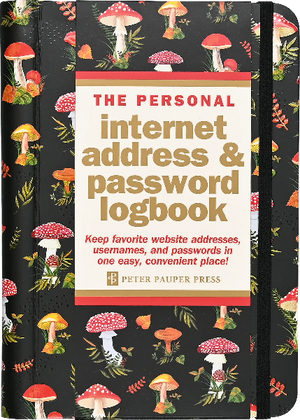 Mushrooms Internet Address And Password Logbook