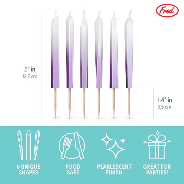 Fred & Friends Party Candles | Mystic Wicks