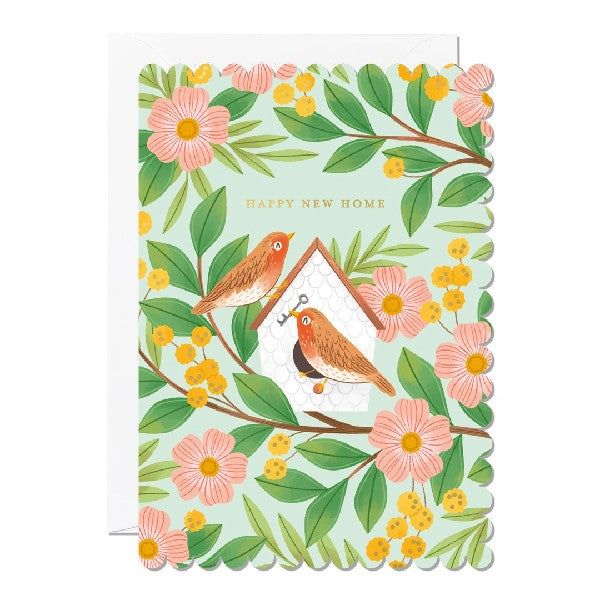 Housewarming Birds New Home Card