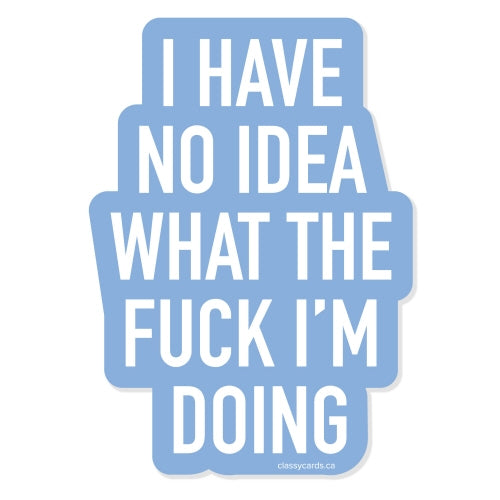 No Idea Sticker