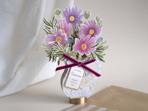 October Birth Flower Pop-Up Card