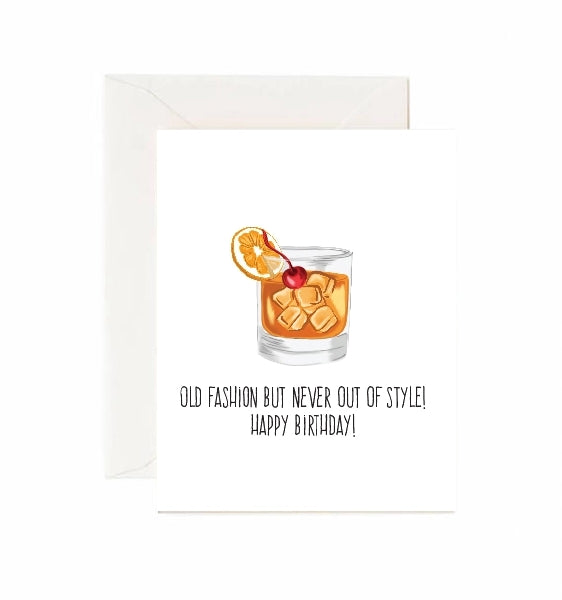 Old Fashion Birthday Card