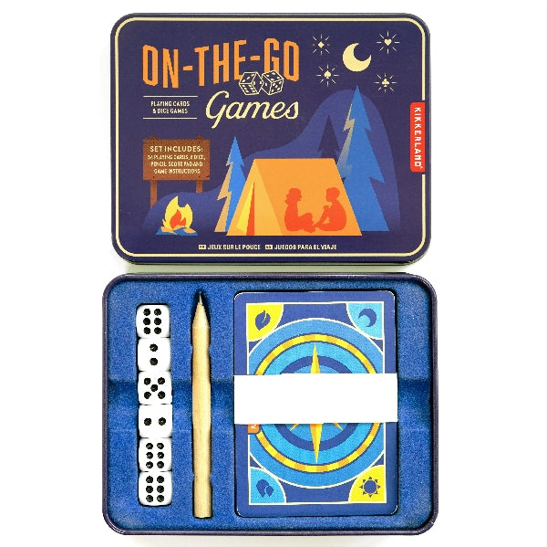 Kikkerland Game Kit | On-The-Go Games