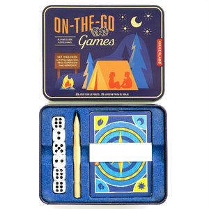 Kikkerland Game Kit | On-The-Go Games