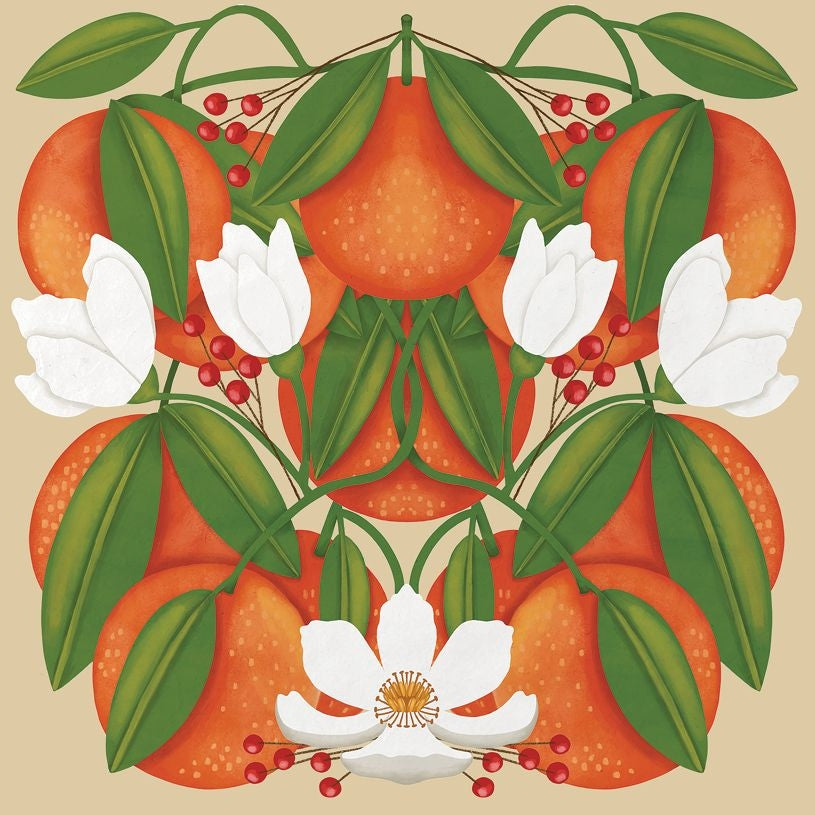 Oranges Blank Art Card