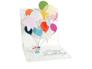 Party Balloons Pop-Up Birthday Card