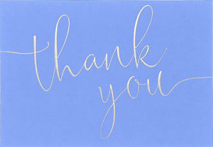 Periwinkle Thank You Notecards