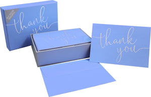 Periwinkle Thank You Notecards