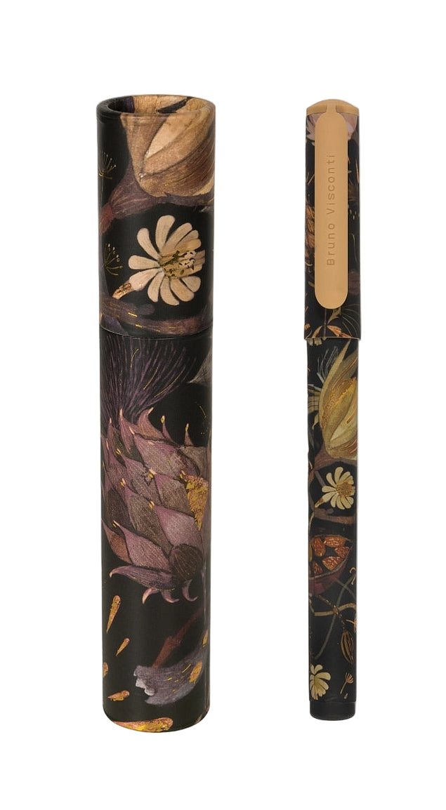 Bruno Visconti Lush Purple Florals Ballpoint Pen