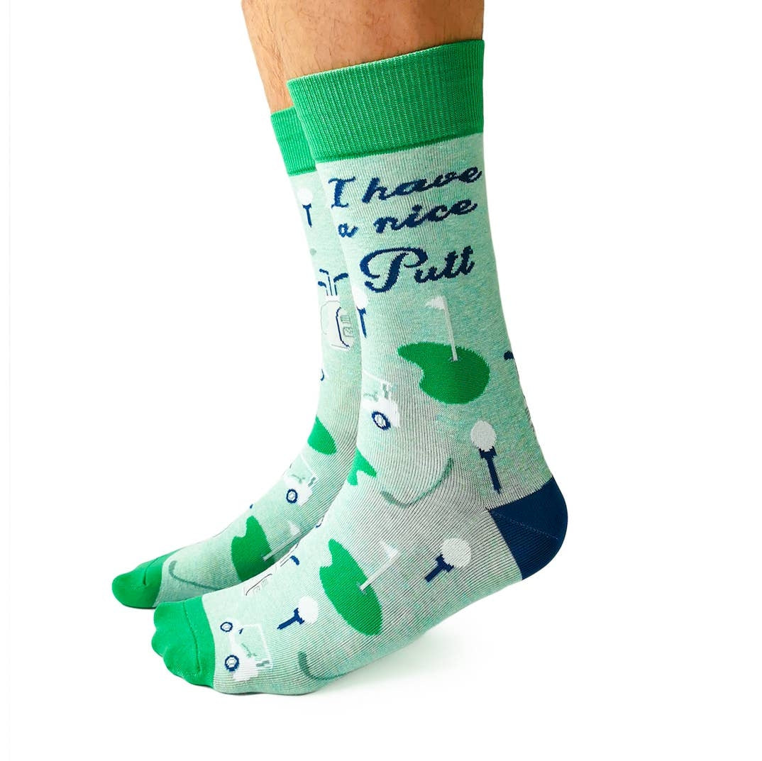 Nice Putt Men's Socks