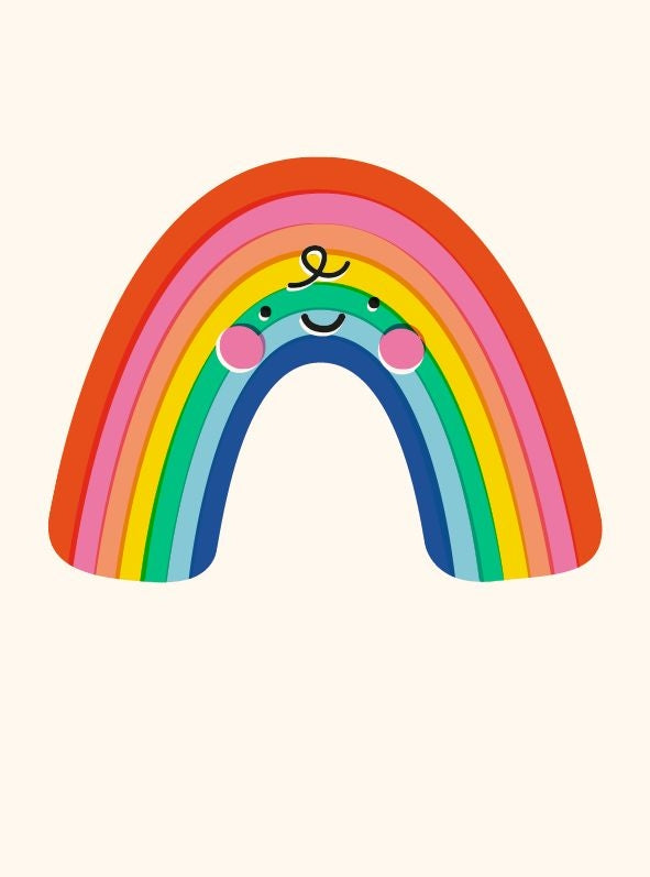 Rainbow Friendship Card