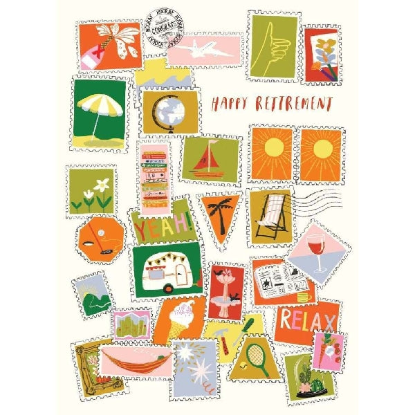 Stamps Retirement Card